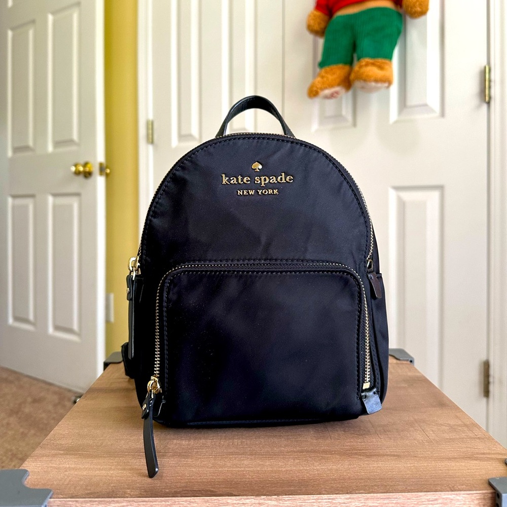 #70. Kate Spade Watson LaneHartley Black Nylon Mini Backpack, ExcellentCondition